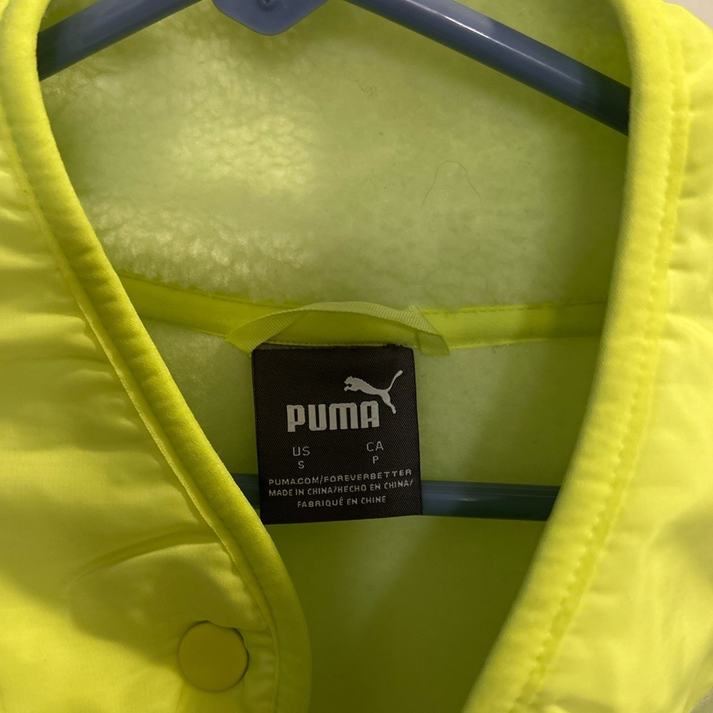 NWT Puma Sherpa Jacket with Woven Pocket - Picture 4 of 13